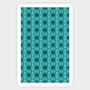 Turquoise Diamonds Sticker